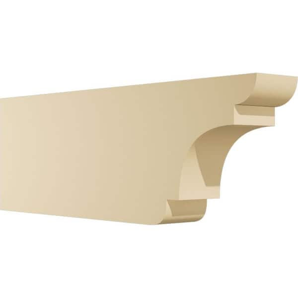 Ekena Millwork Standard New Brighton 4 in. W x 10 in. H x 30 in. D Signature Urethane Rafter Tail Outlooker