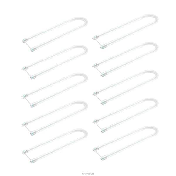 32W Equivalent U-Bend Linear T8 Type A InstantFit Daylight LED Tube Light Bulb (3000K) (10-Pack)
