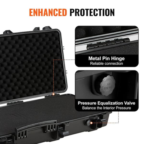 SKYSHALO Rifle Hard Case, with 3-Layers Fully-protective SKYSHALO Rifle Hard Case, with 3-Layers Fully-protective