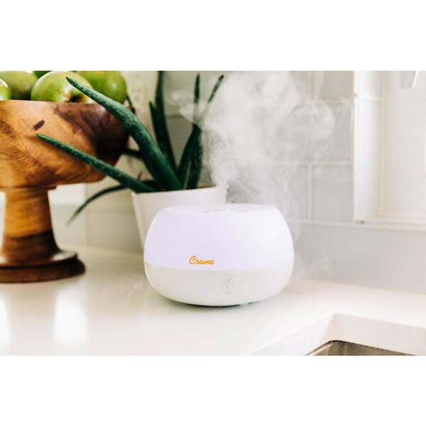 Crane 0.2 Gal. 2-in-1 Ultrasonic Cool Mist Humidifer & Aroma