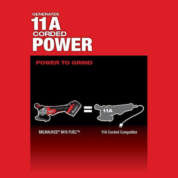 Milwaukee M18 FUEL 18V Lithium-Ion Brushless Cordless 4-1/2 in./5