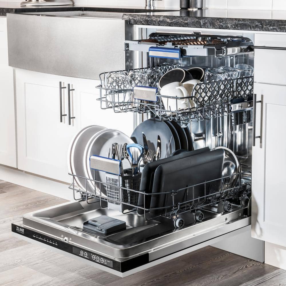 24" Stainless Steel Top Control Tall Tub Dishwasher with 3rd Rack