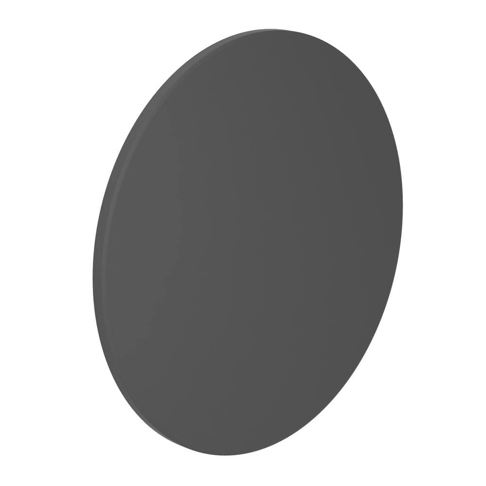 48'' Black HDPE Round Folding Table with Metal Legs