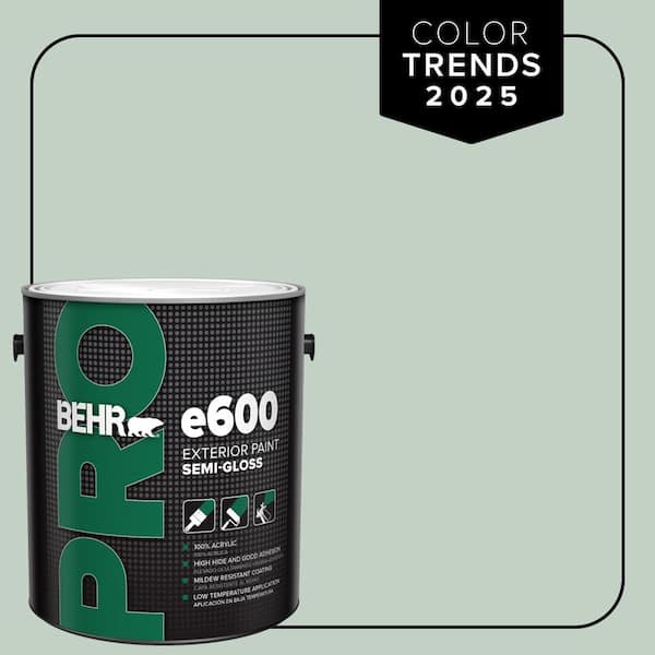 BEHR PRO 1 gal. #PPU11-13 Frosted Jade Semi-Gloss Exterior Paint