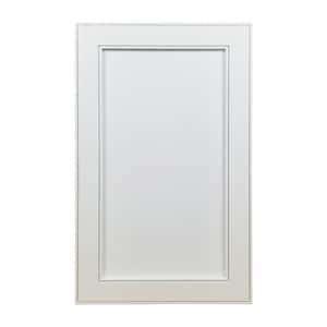 15.5 in. W x 25.5 in. H x 3.5 in. D Linwood Bead Panel White Recessed Solid Wood Medicine Cabinet without Mirror