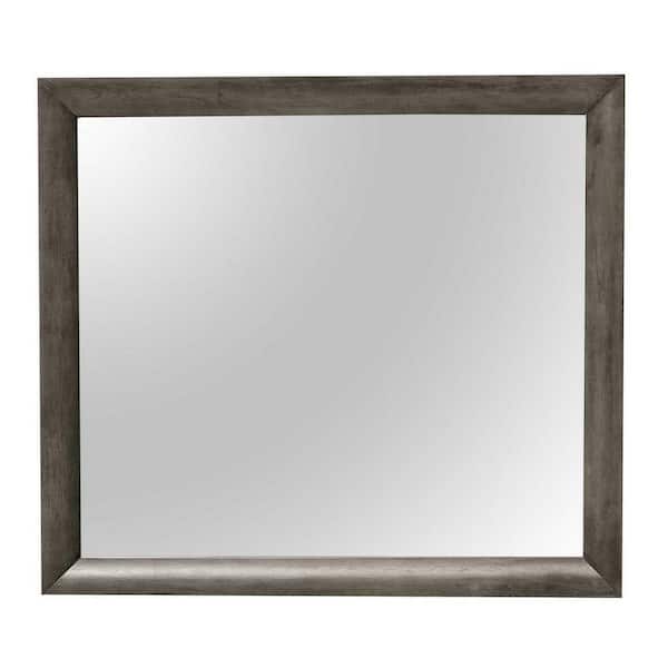 AndMakers Marilla 35 in. x 39 in. Modern Rectangle Framed Dresser Mirror