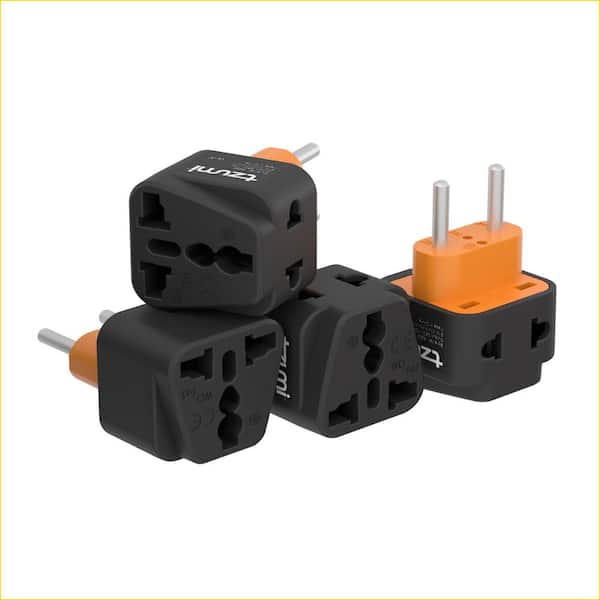 European to American Adapter / 3 Pins,Adaptadores,The function of the  European American adapter is to allow electronic devices with European  plugs to