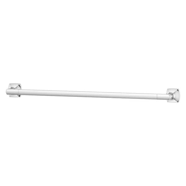 Vaneri 24 in. Wall Mounted Towel Bar in Polished Chrome