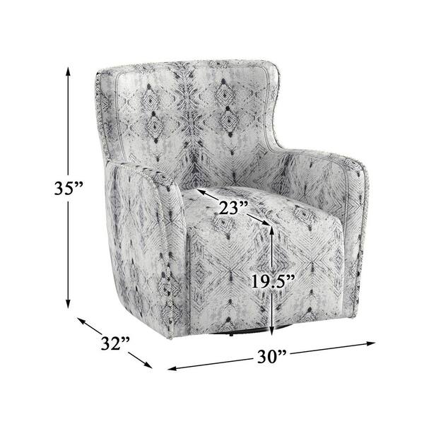 Printed best sale swivel chair