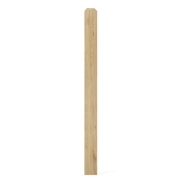 9/16 in. L x 5-1/2 in. W x 6 ft. H Wood Dog-Ear Fence Picket for Garden Fences (12-Pack)