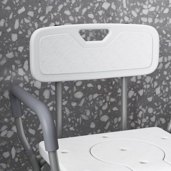Shop HOMCOM EVA Padded Shower Chair for The Elderly and Disabled