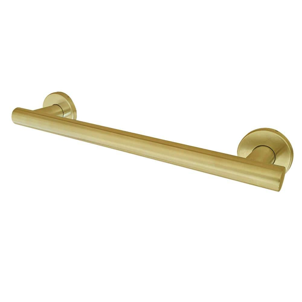 Kingston Brass Berwyn 16 in. x 1.25 in. Grab Bar in Brushed Brass ...