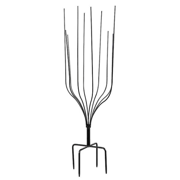 36 in H Black Metal Bottle Tree Bush Garden Decorative Stake