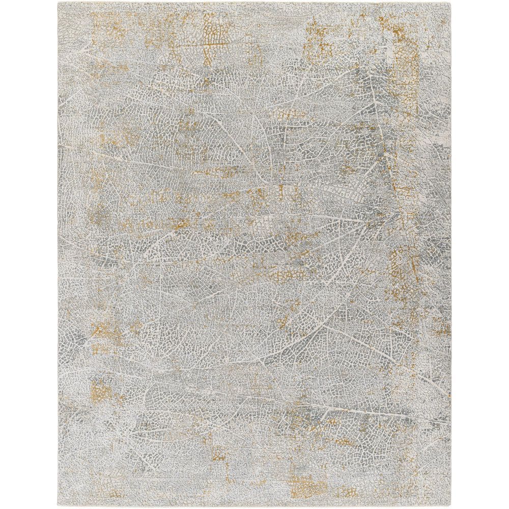 Dresden Medium Gray Modern Botanical 2 X 2 Area Rug price history on PriceWatchPro