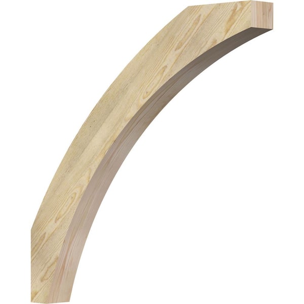 Ekena Millwork 4"W x 36"D x 36"H Thorton Rough Sawn Knee Brace, Douglas Fir