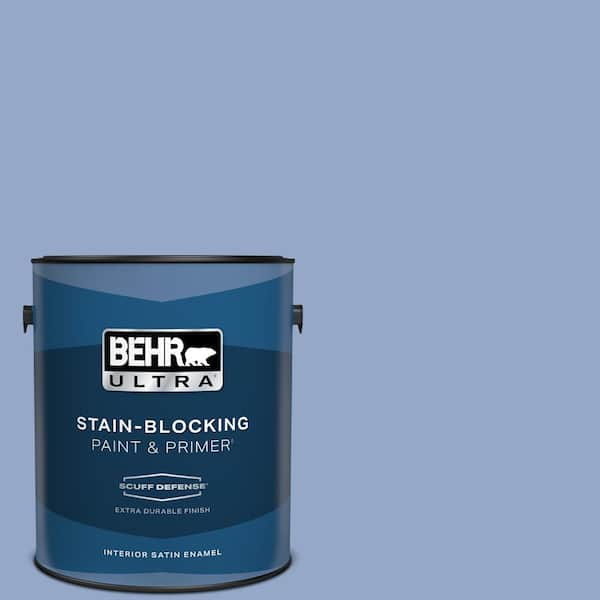 BEHR ULTRA 1 gal. #600D-4 Finesse Extra Durable Satin Enamel Interior Paint & Primer