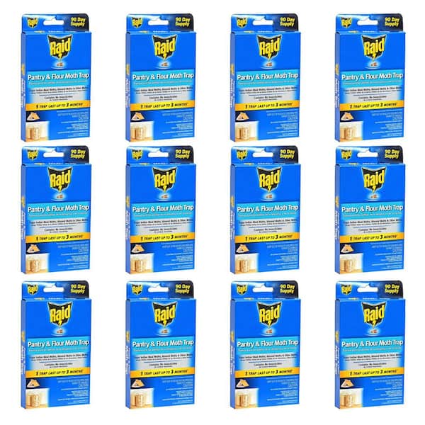 Closet Moth Trap with Lure, Sticky Glue Trap (24-Traps)