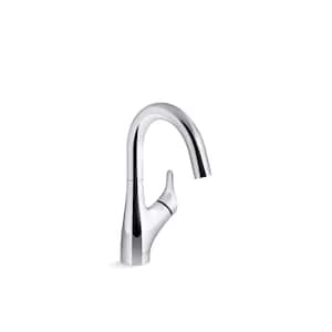 Rival Single-Handle Bar Sink Faucet in Polished Chrome