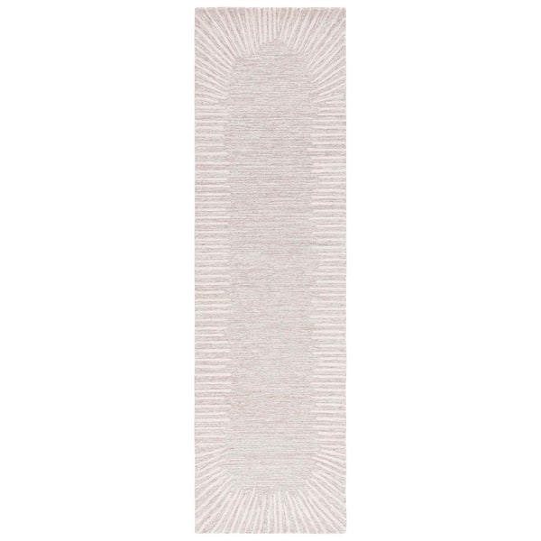 SAFAVIEH Abstract Natural/Ivory 2 ft. x 6 ft. Marle Eclectic Runner Rug