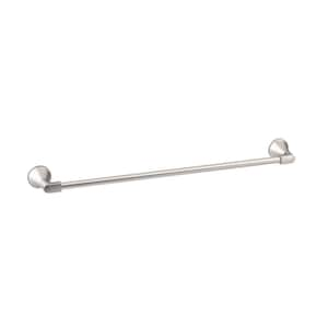 Windley 24 in. Wall Mounted Towel Bar in Brushed Nickel