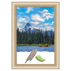 Elegant Brushed Honey Picture Frame Opening Size 20 x 30 in.