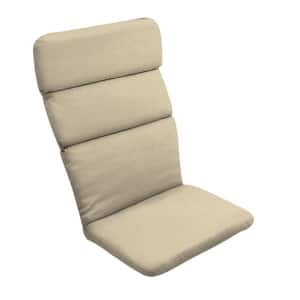 20 in. x 45.5 in. Tan Leala Outdoor Adirondack Chair Cushion
