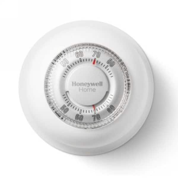 Honeywell Round Non-Programmable Thermostat with 1H Single Stage Heating