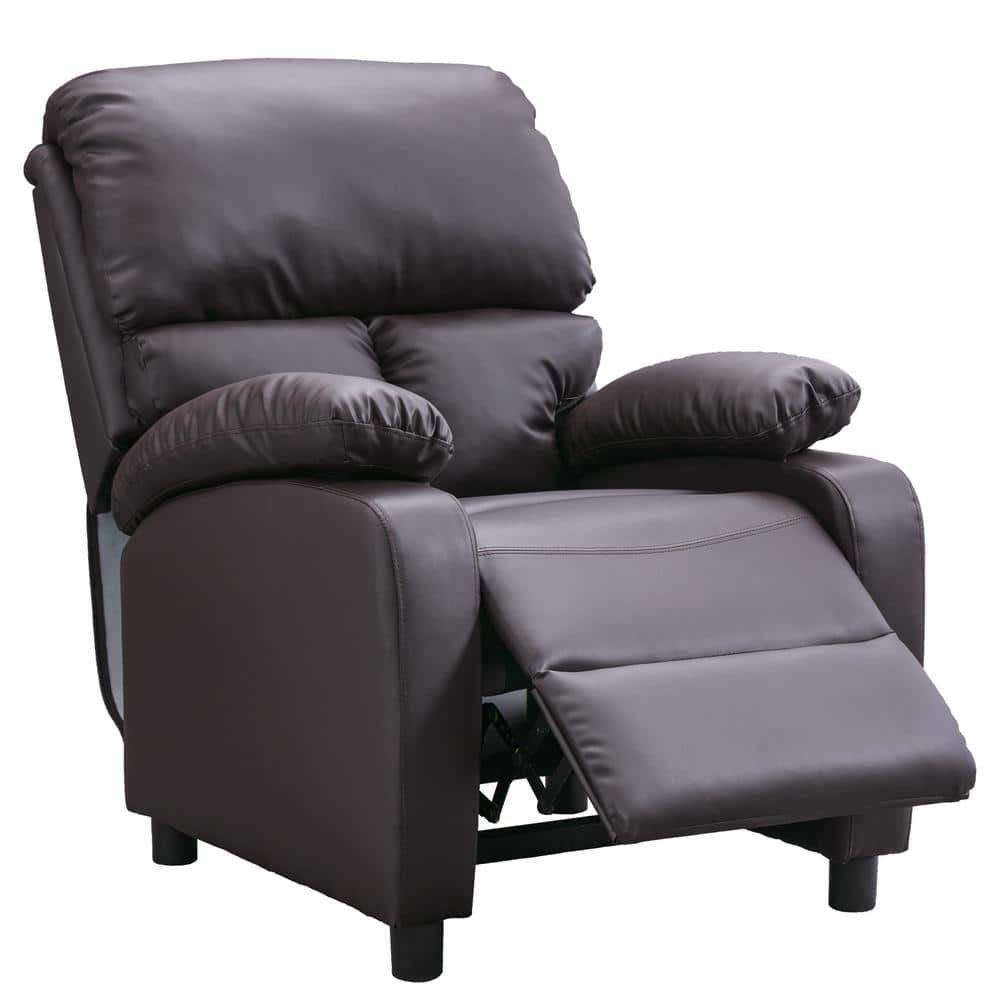 Pinksvdas Brown Vibrating, Adjustable Ergonomic Reclining Chair with Lumbar  Support A5080 BR - The Home Depot