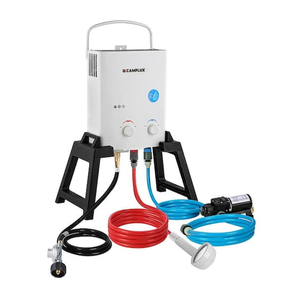 CAMPLUX 1.32 GPM 34,000 BTU Outdoor Portable Propane Tankless 