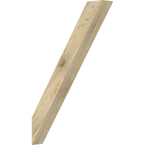 Ekena Millwork 4"W x 24"D x 36"H Traditional Rough Sawn Knee Brace, Douglas Fir