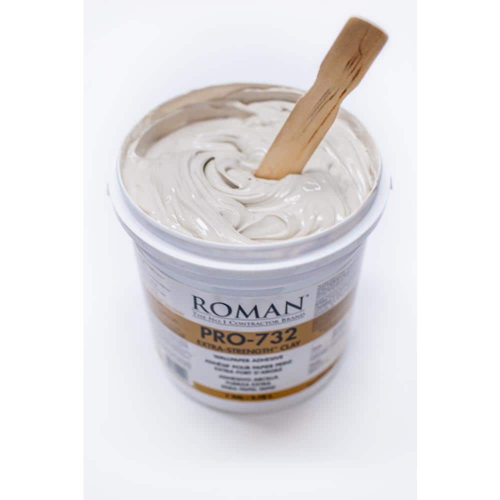 Roman Pro-732 Extra Strength Tan Clay Wallpaper Adhesive, 1-Gallon
