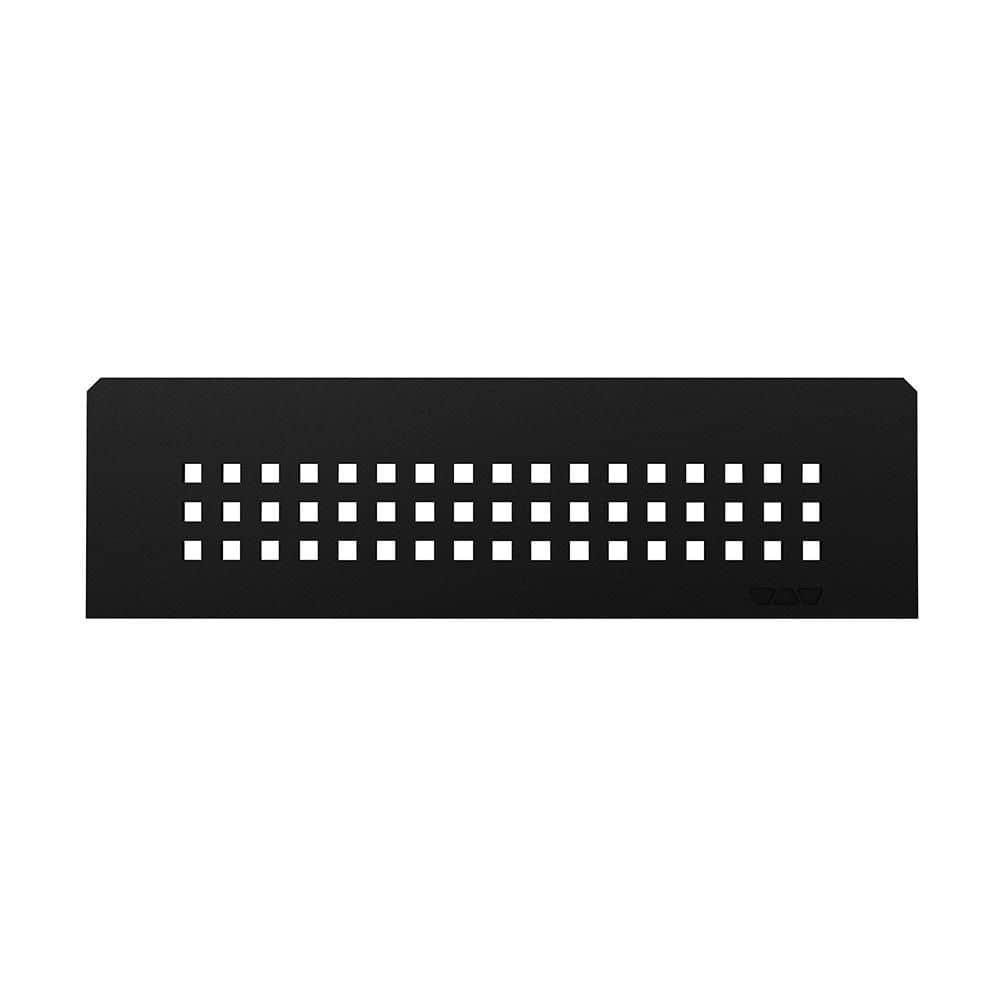 Shelf-N 11-13/16 in W Matte Black Textured Color-Coated Aluminum Square Niche Shelf Floor Installation Kit for Accessory price history on PriceWatchPro