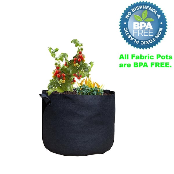 Non Woven Fabric Pots 5-Pack 5 7 10 20 100 Gallon 300g Thickened Fabric  Garden Pots Felt Plant Grow Bag - China Plant Bag and Plant Nursery Bag  price