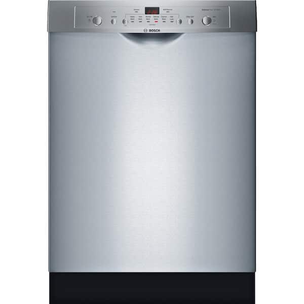 Bosch Ascenta 24 in. Stainless Steel Front Control Tall Tub Dishwasher with Hybrid Stainless Steel Tub, 50 dBA