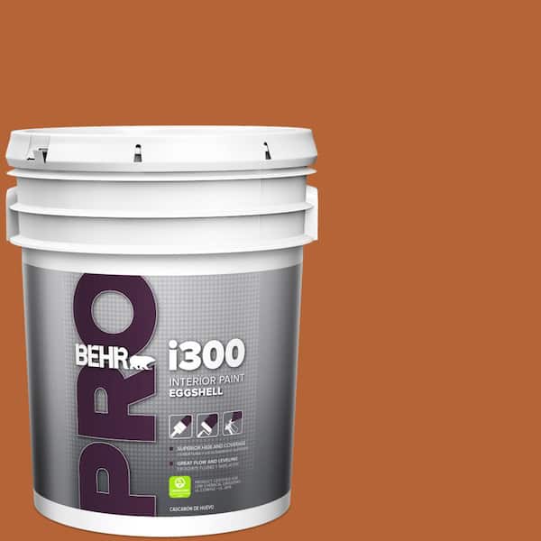 5 gal. #250D-7 Caramelized Orange Eggshell Interior Paint