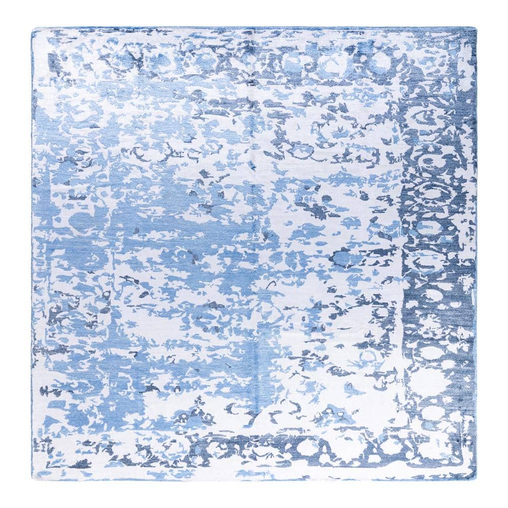 Modern-Contemporary Ivory 8 X 10 Hand-Knotted Silk Indoor Area Rug price history on PriceWatchPro