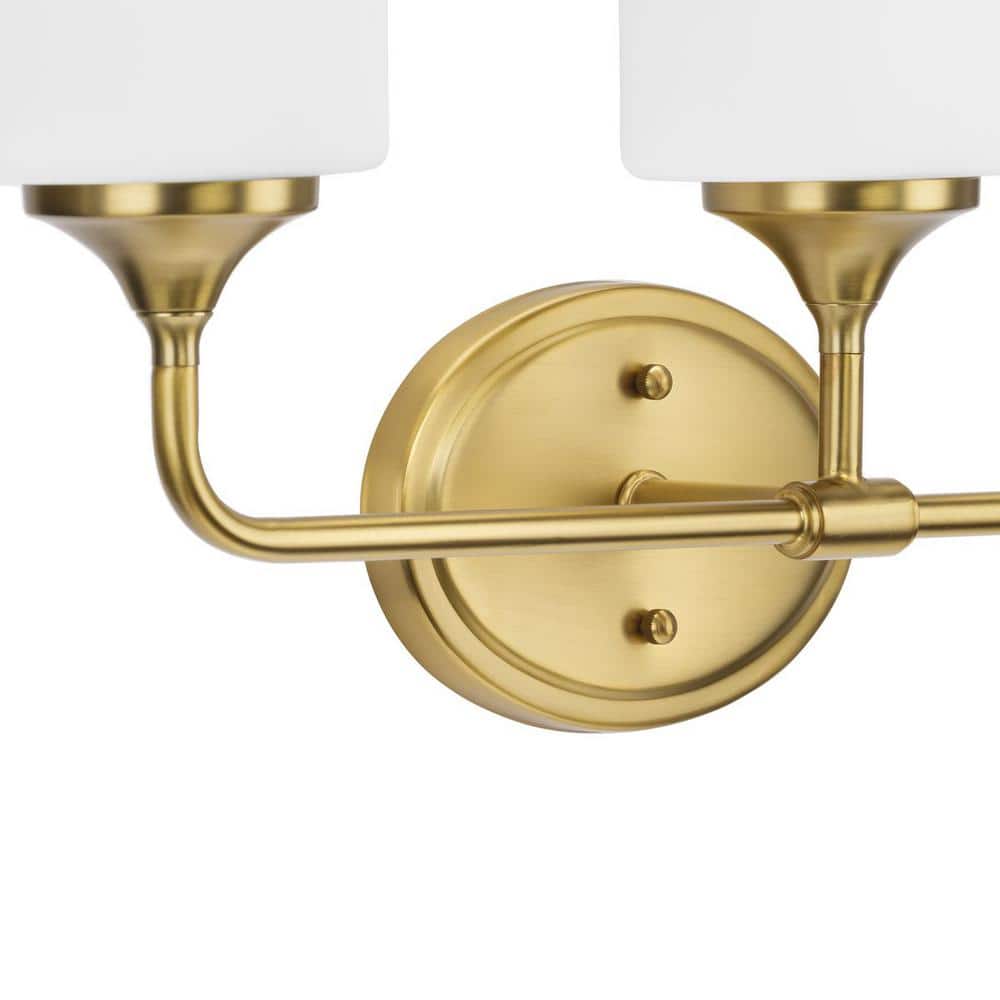 Lynzie Brushed Gold 3-Light Dimmable Bath Vanity Light