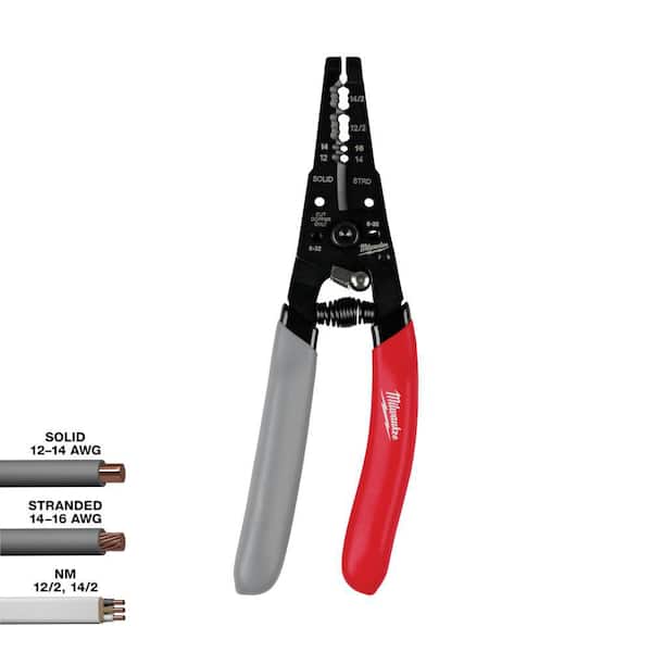 12-16 AWG NM Wire Stripper/Cutter with Comfort Grip