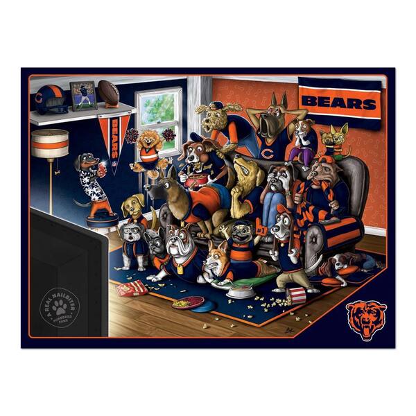 YouTheFan NFL Chicago Bears Purebred Fans Puzzle-A Real Nailbiter