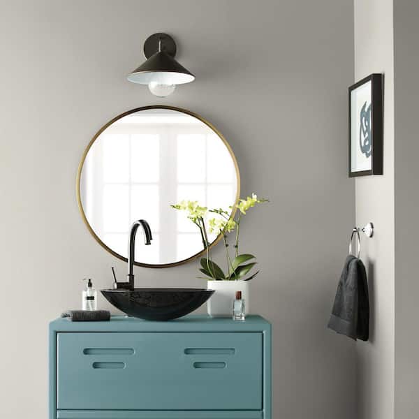 BEHR PRO - 1 gal. #YL-W09 Spun Cotton Semi-Gloss Interior Paint