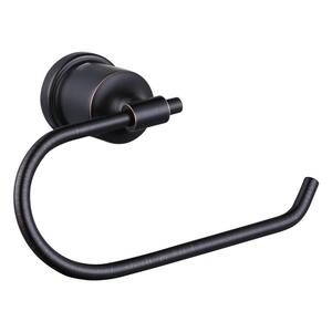 Wall-Mount Single Post Toilet Paper Holder in Oil Rubbed Bronze