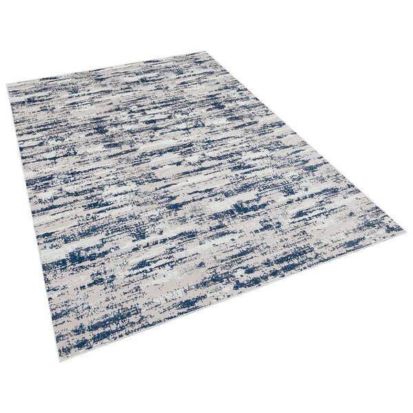 Amazing Rugs Milano Home Woven Navy 4 ft. x 6 ft. Area Rug