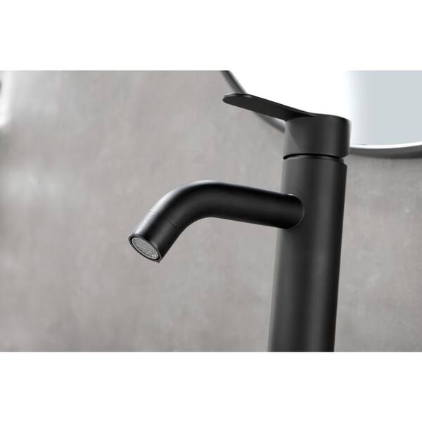 Single Lever Basin Mixer - Black Matt