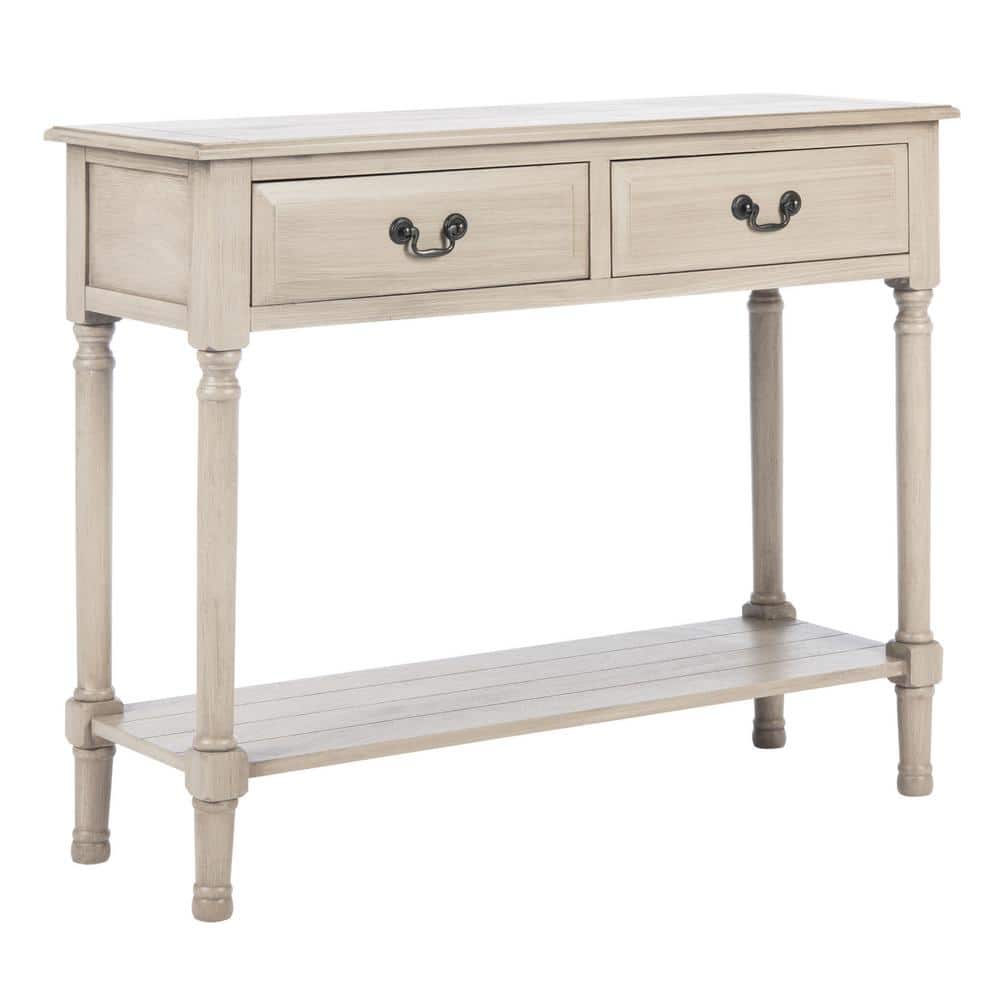 Primrose Greige 40'' Wood Console Table with Storage