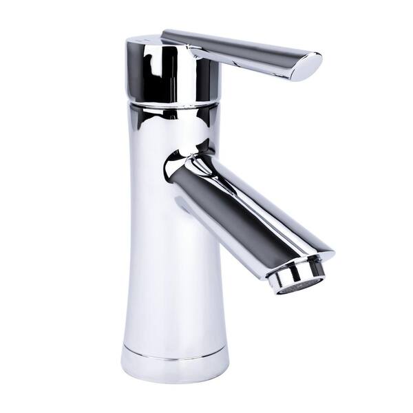 Fontaine Hour Glass Single Hole Single-Handle Bathroom Faucet in Chrome