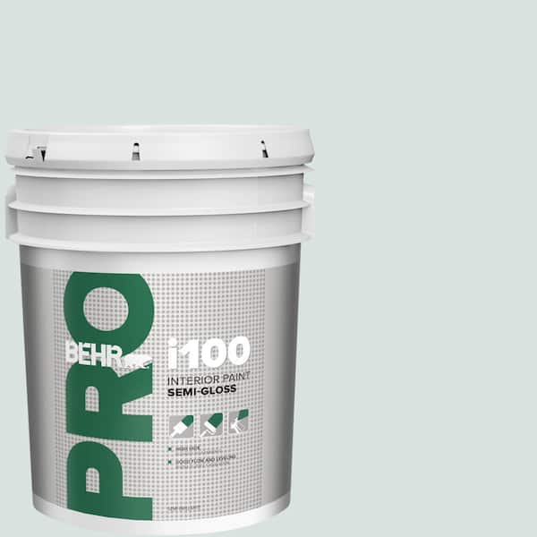 5 gal. #730E-2 Sparkling Spring Semi-Gloss Interior Paint