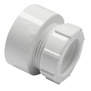 1-1/2 in. x 1-1/4 in. PVC DWV Hub x Slip-Joint Trap Adapter