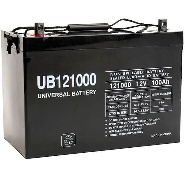  12V 100Ah AGM Sealed Lead Acid Battery UB121000 Group