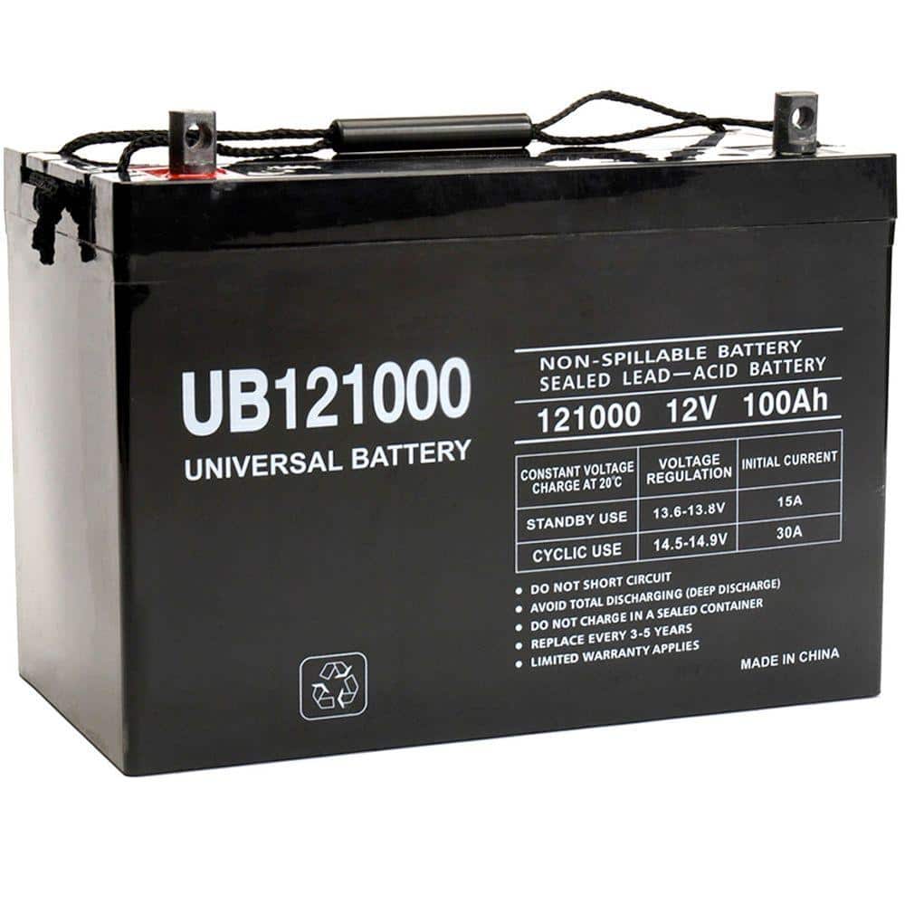 Batería U-Power 12V 100Ah, Batería Plomo AGM