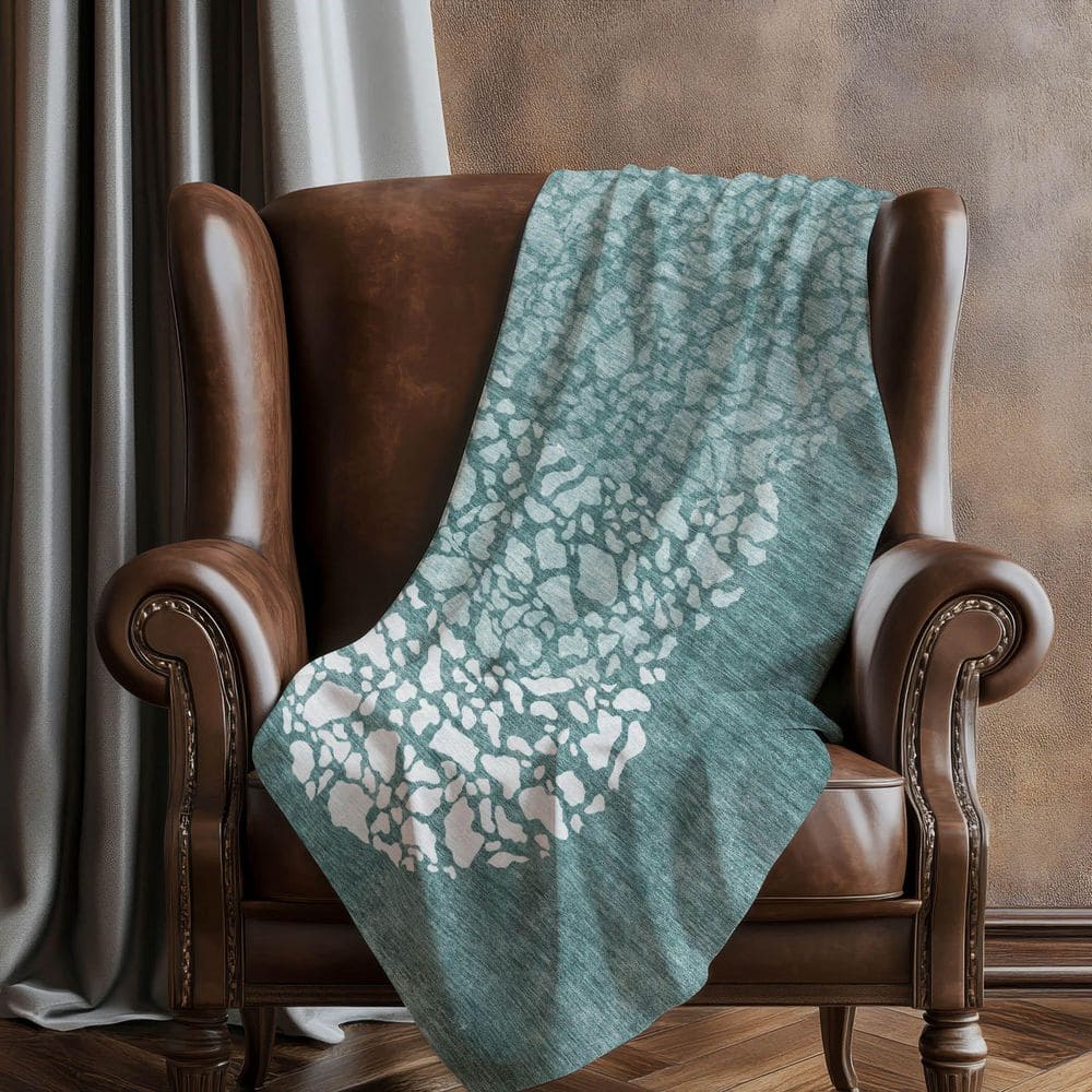 Premium Machine Washable ASB643 Teal 50 in. x 70 in. Sherpa Throw Blanket price history on PriceWatchPro